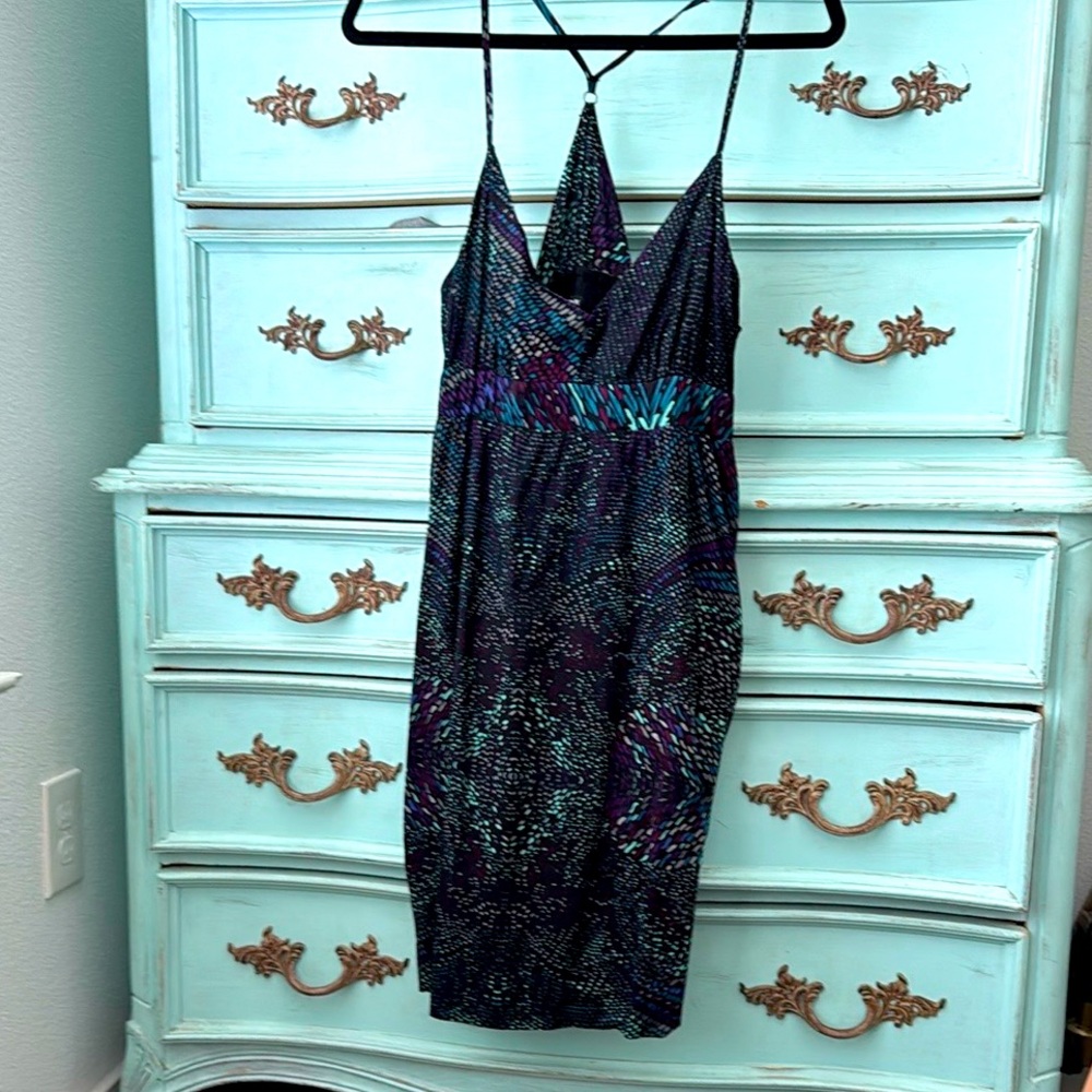 Hurley Black Sleeveless Spaghetti Strap Maxi Dress